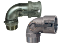 Cam & Groove 90° Type B Coupler x Male NPT Elbow