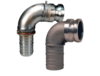 Cam & Groove 90° Type E Adapter x Hose Shank Elbow
