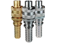 Dix-Lock® N-Series Interchange Male End x Hose Barb Safety-Lock Plug