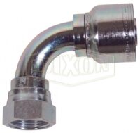 Nominal Smooth Bore PTFE Hose 90° FJIC Fitting