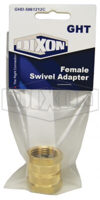GHD-5061212C - Female Swivel Adapter - Retail Packaged