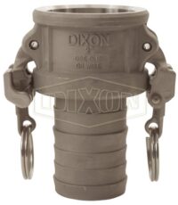 EZ Boss-Lock Cam & Groove Hastelloy Type C Coupler x Hose Shank